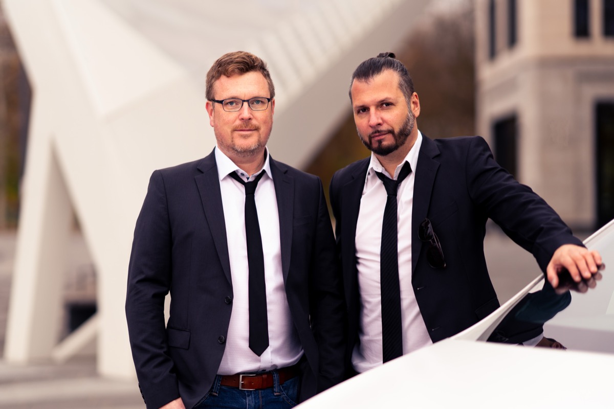 Chris Cardé and Robert Lasowski, co-founders of HeyCharge